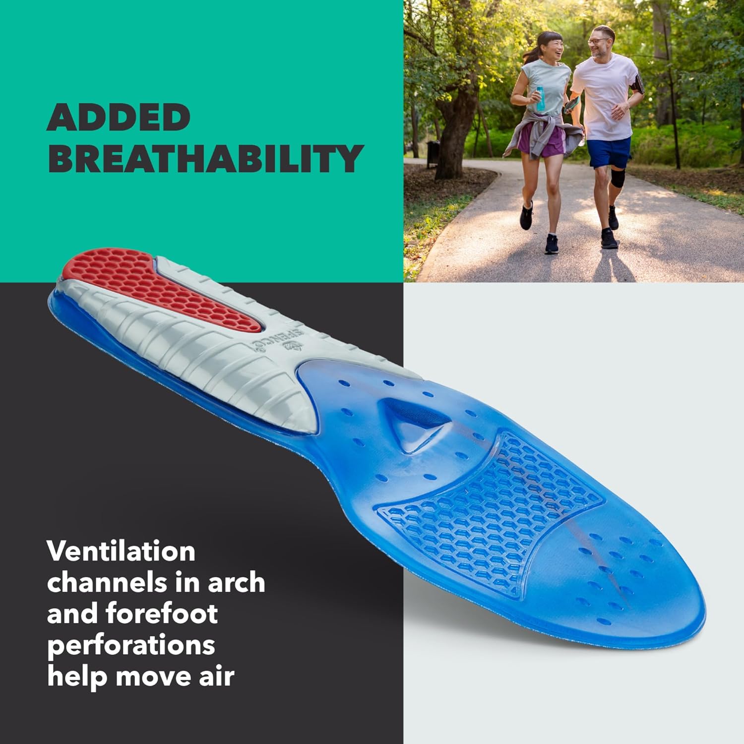 Palmilha Gel Comfort + Support Insole 4