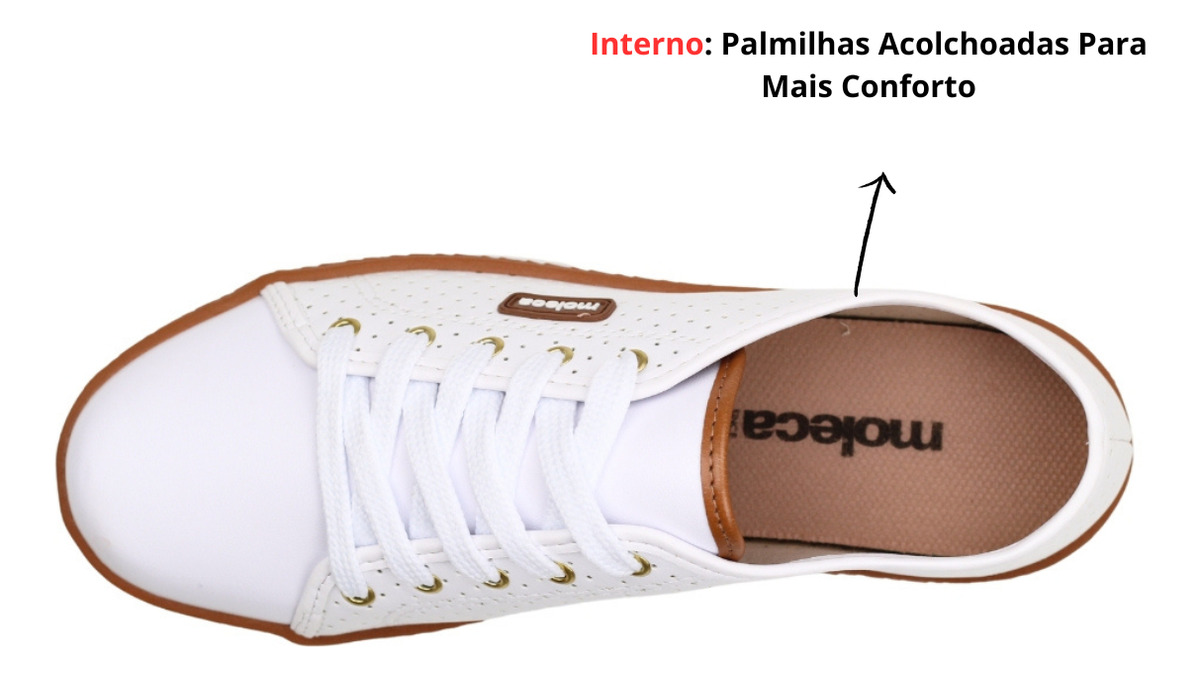 Tênis Casual Feminino Moleca 4