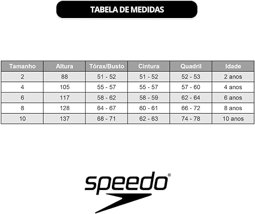 Maiô Infantil Vital 3 Speedo 4