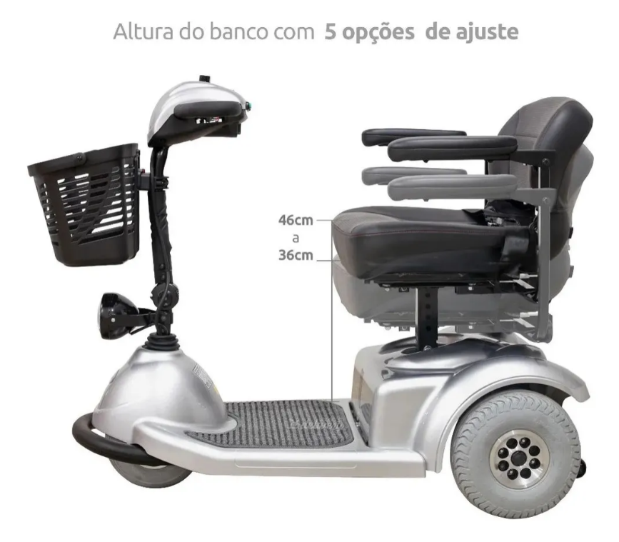 Scooter Elétrica Cadeira Motorizada Freedom Mirage SX 5