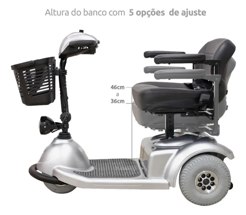 Scooter Elétrica Cadeira Motorizada Freedom Mirage SX 5