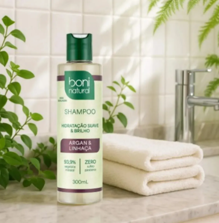 Shampoo Argan e Linhaça 4