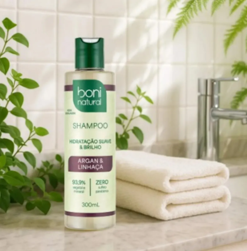 Shampoo Argan e Linhaça 4