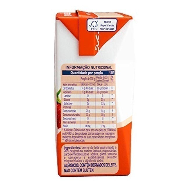 Creme de Leite Piracanjuba Zero Lactose 4