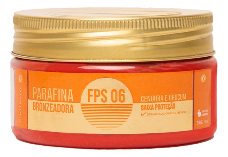 Parafina Bronzeadora Fps 6 Cenoura E Urucum Duotrato 200 g 1