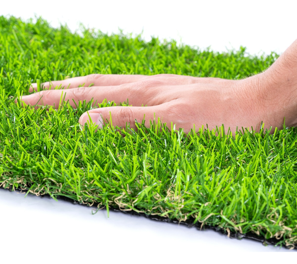 Grama Sintética 30 mm Bicolor 100x50 cm 4