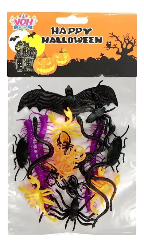 Insetos Decoração Halloween Kit 24 Unidades 4