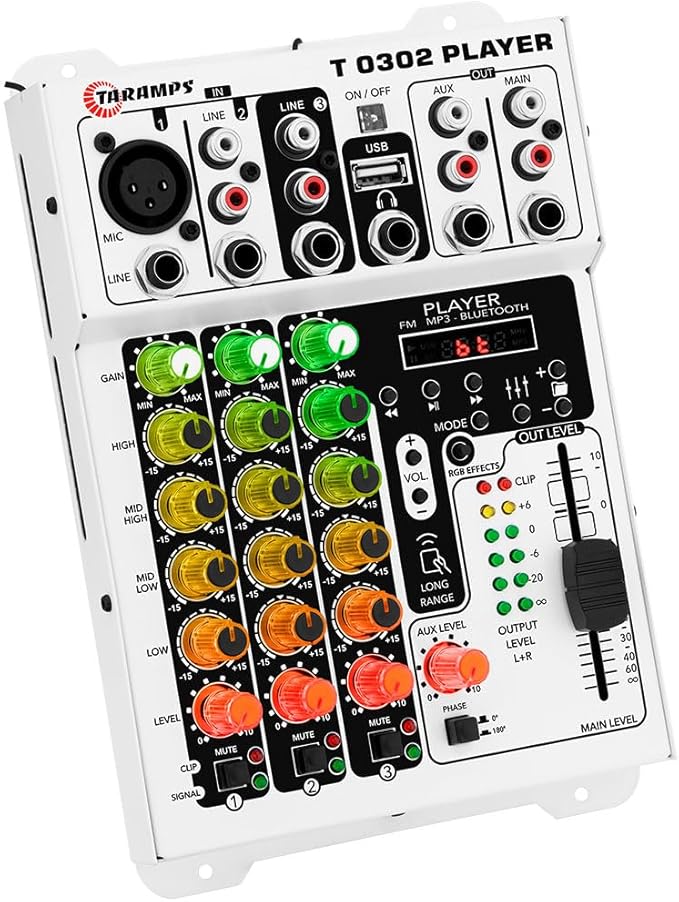 Mesa de Som Taramps T 0302 Player Multicolor 2