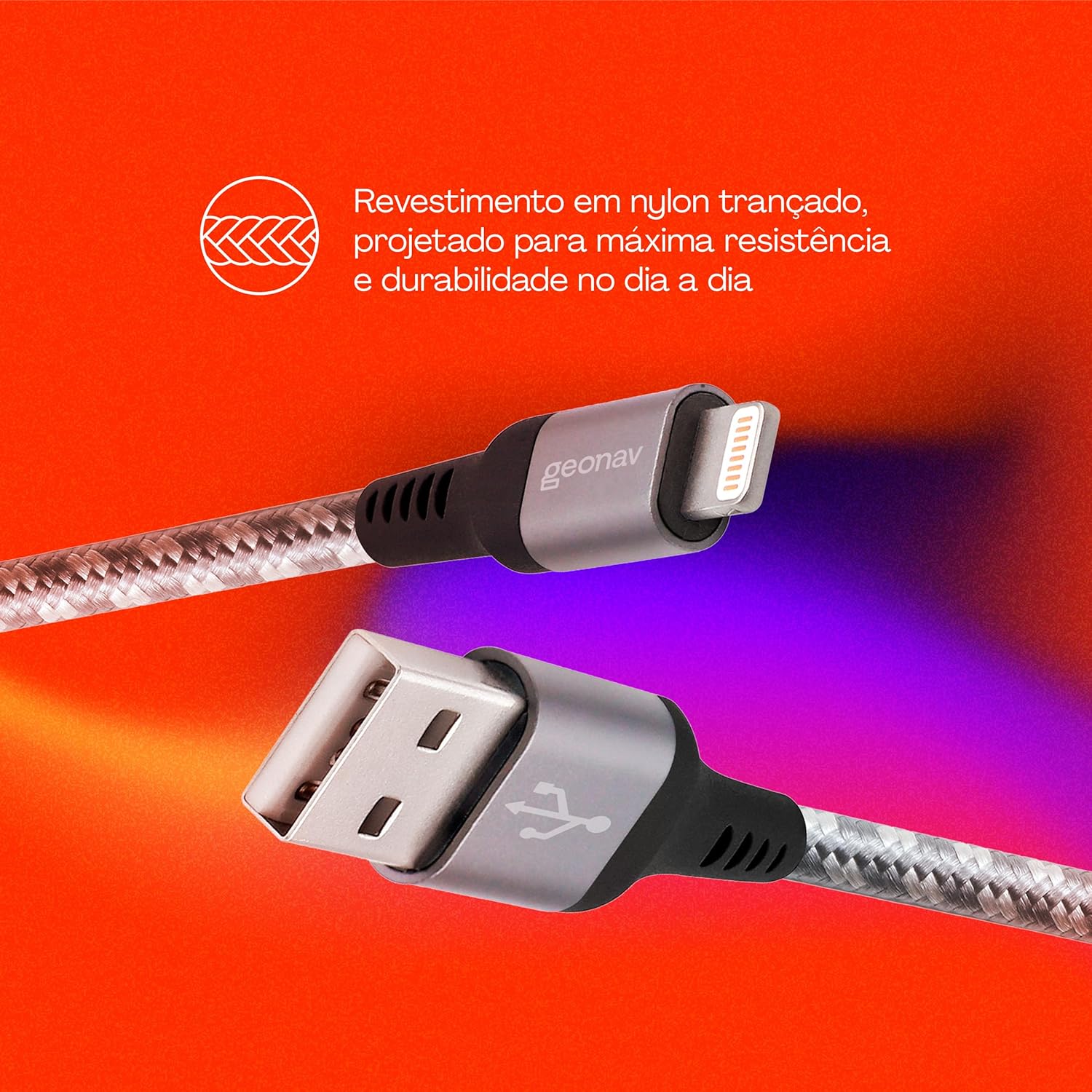 Cabo Lightning Ultra Resistente Titanium Geonav 2
