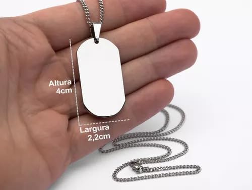 Aliança Namoro Italianas Par com Colar de Aço Personalizável e Anel Solitário 3