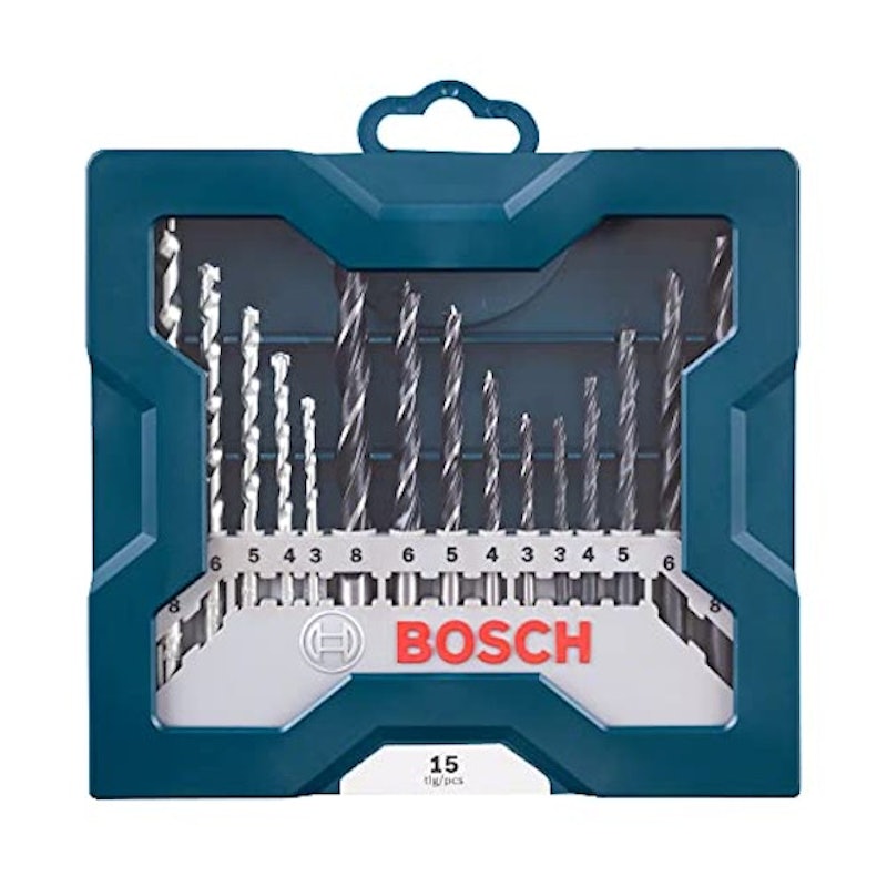 Jogo Brocas Alvenaria/Metal/Madeira Bosch Mini X-Line 15 Pçs 1