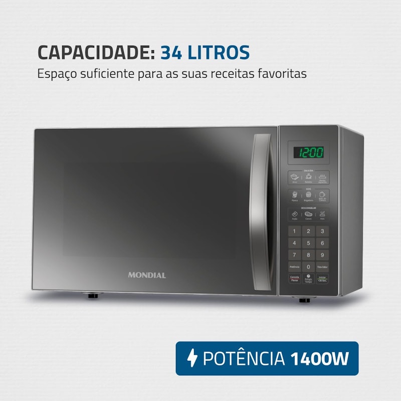 Micro-ondas 34 L 2