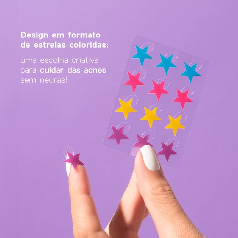 Adesivos Secativos para Espinhas com Ácido Salicílico Star Acne Patches 4you 4
