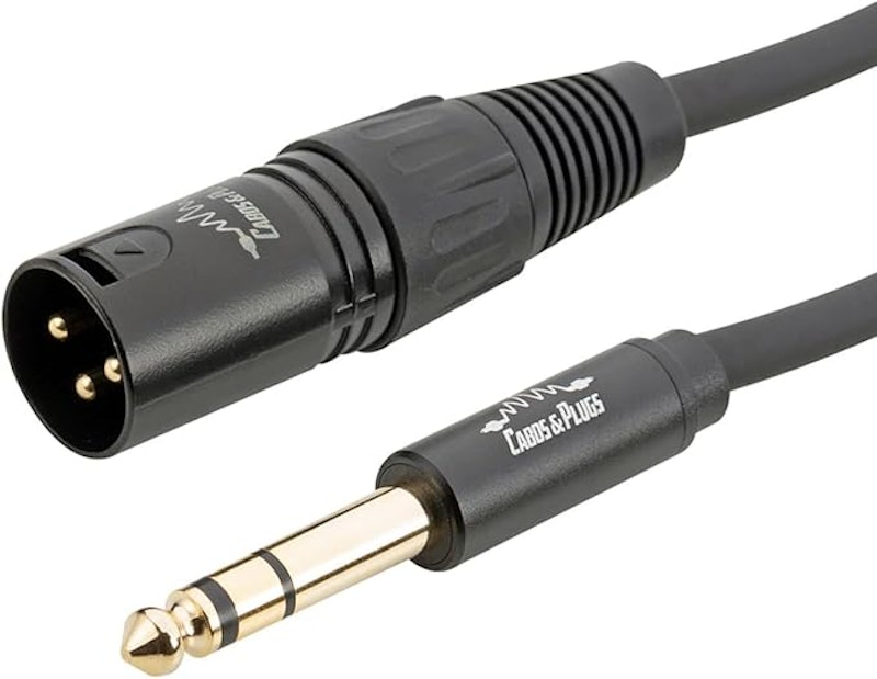 Cabo XLR Macho para P10 Stereo TRS 1
