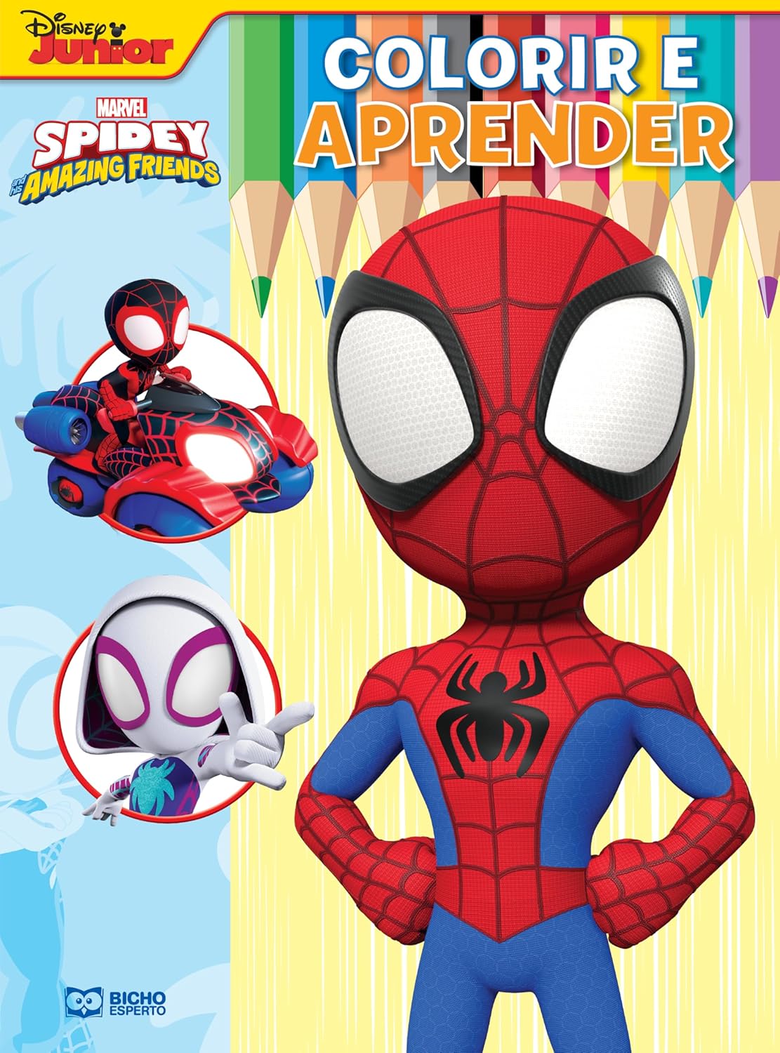 Colorir e Aprender Marvel - Spidey 1 Aranha 1