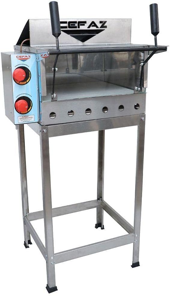Forno Refratário com Grill Infra Vermelho a Gás e Cavalete 1