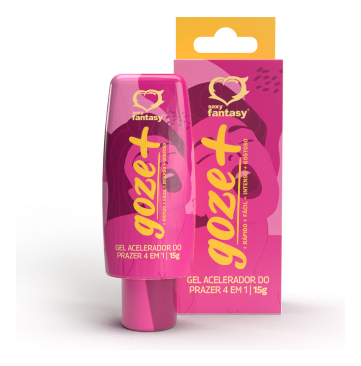 Gel Acelerador do Prazer 4 em 1 Goze+ Sexy Fantasy 1