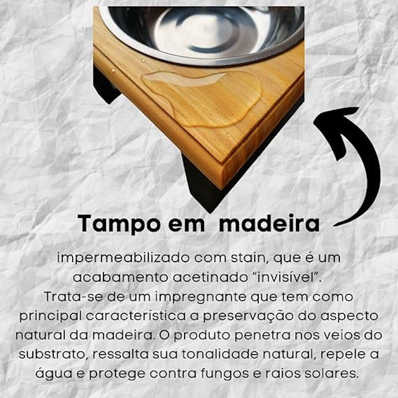 Comedouro Elevado Duplo Tamanho P 5