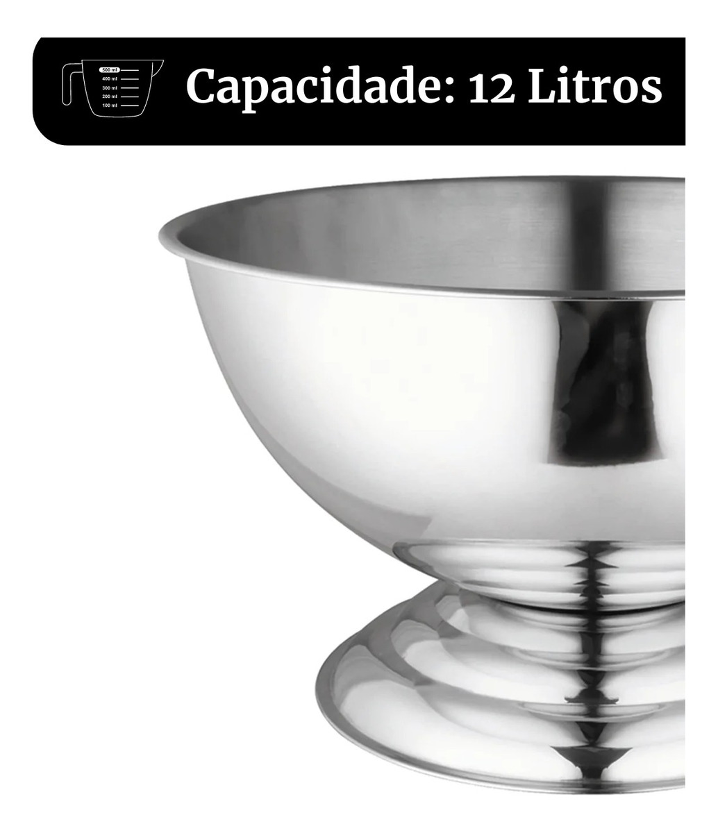 Champanheira em Aço Inox 12 L 3