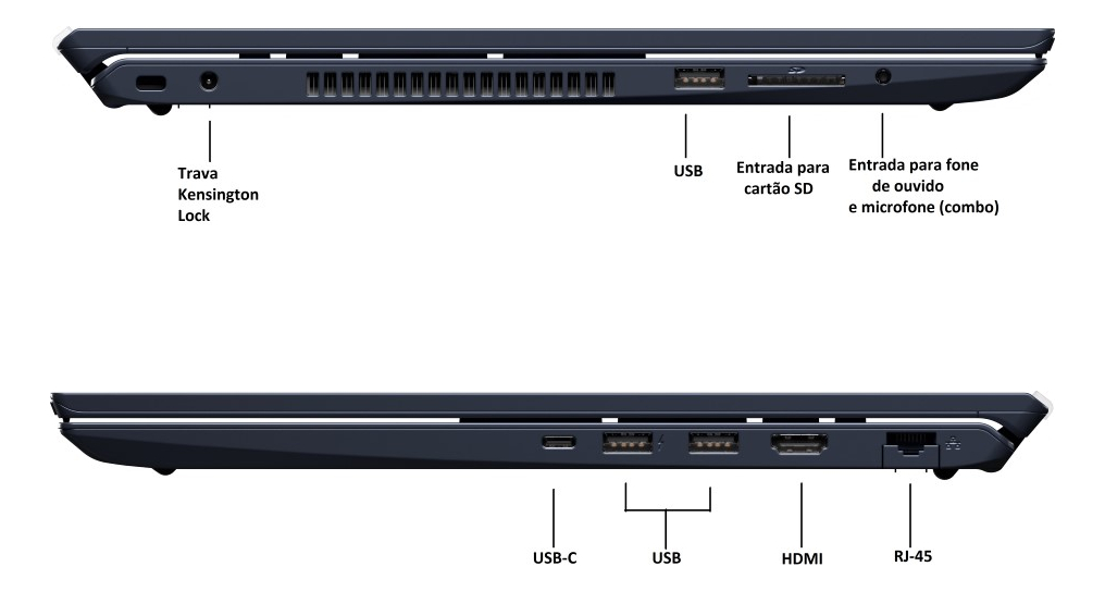 Notebook VAIO FE16 AMD Ryzen 5-5625U Linux 8 GB RAM 256 GB SSD 5
