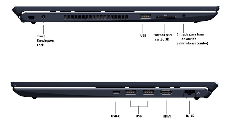Notebook VAIO FE16 AMD Ryzen 5-5625U Linux 8 GB RAM 256 GB SSD 5