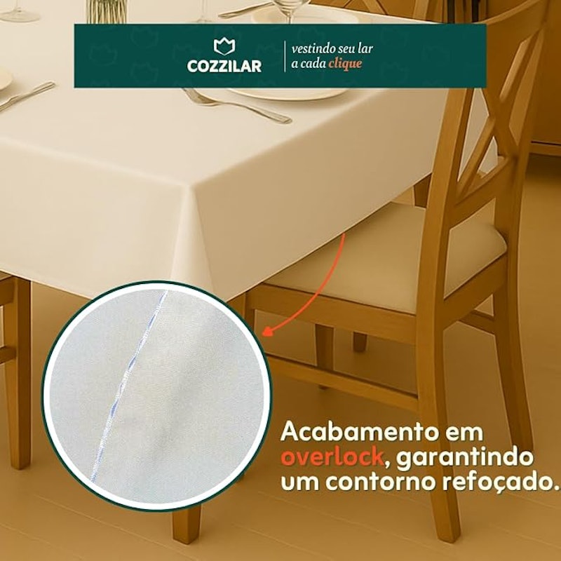 Toalha de Mesa 4 Lugares Cozzilar 2