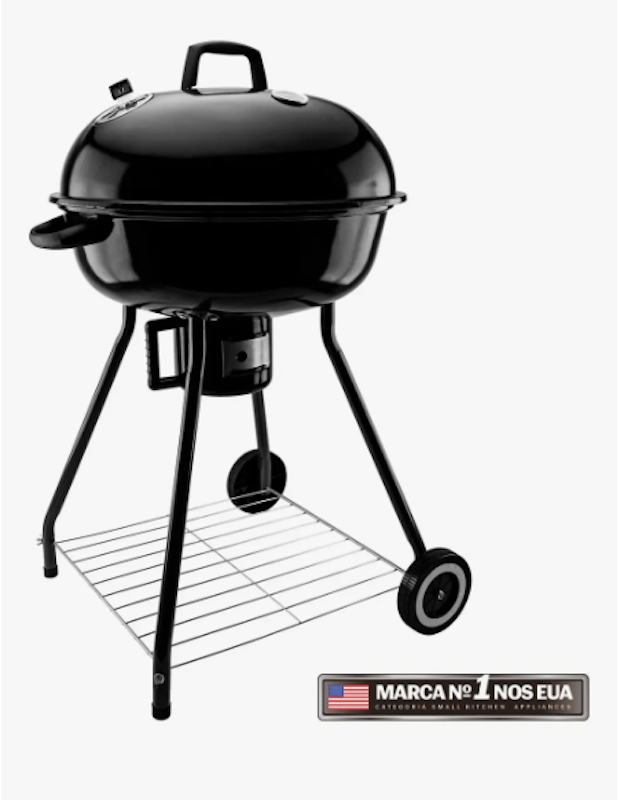 Churrasqueira a Carvão Portátil Aço Inox Esmaltado 1