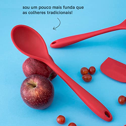 Colher de Silicone Oikos 4