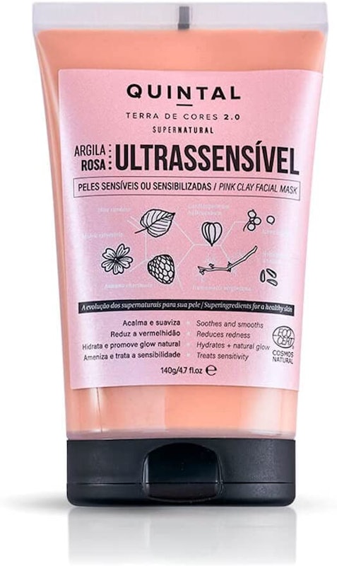 Máscara de Argila Rosa para Peles Ultrassensíveis 1
