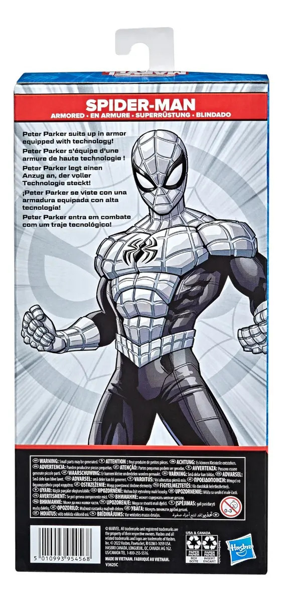 Boneco Articulado Marvel Homem Aranha Armored Blindado 3
