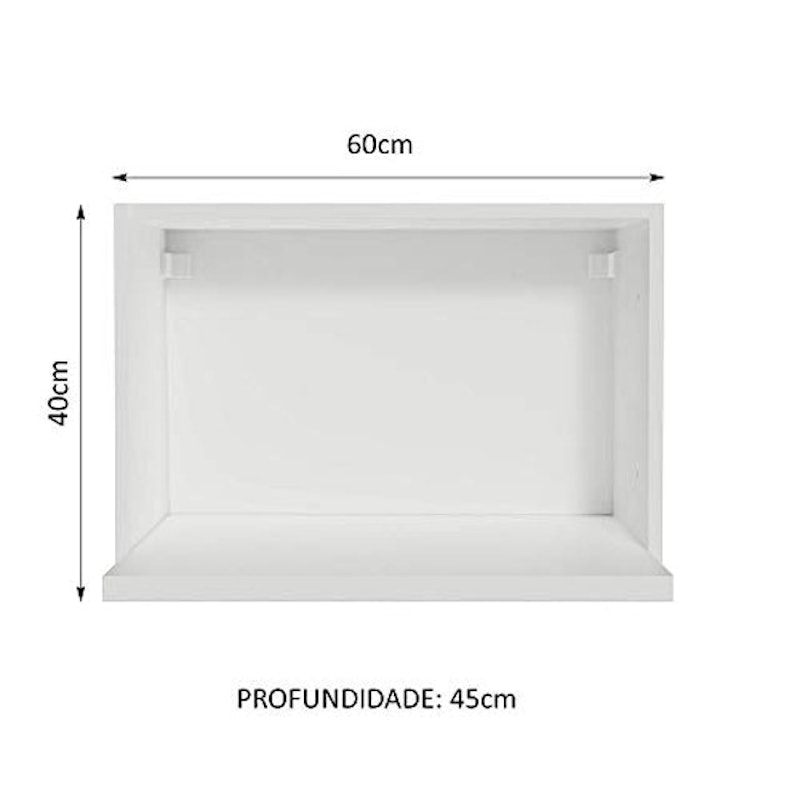 Nicho para Micro-ondas Madesa Acordes 3