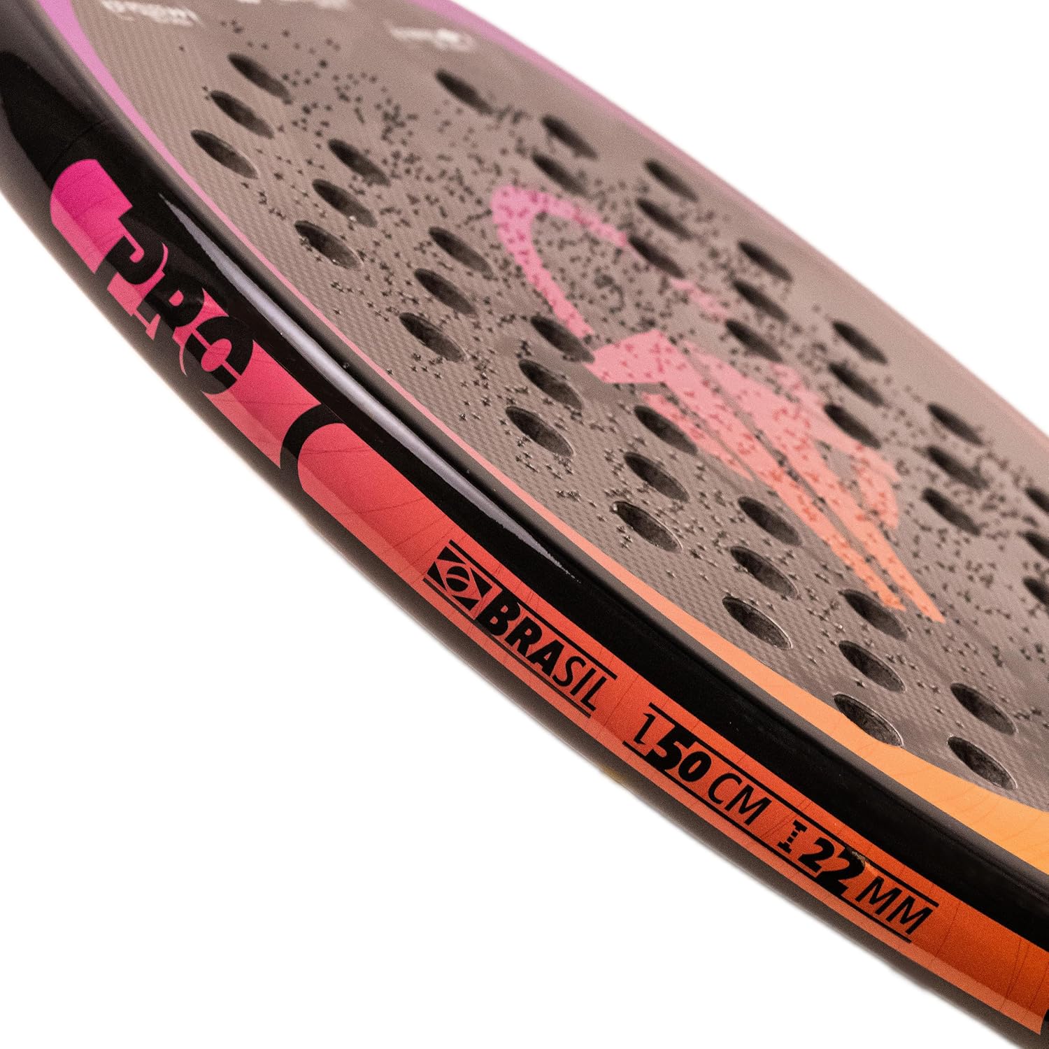 Raquete Beach Tennis Carbono 12K Total Pro Sunset + Capa 3