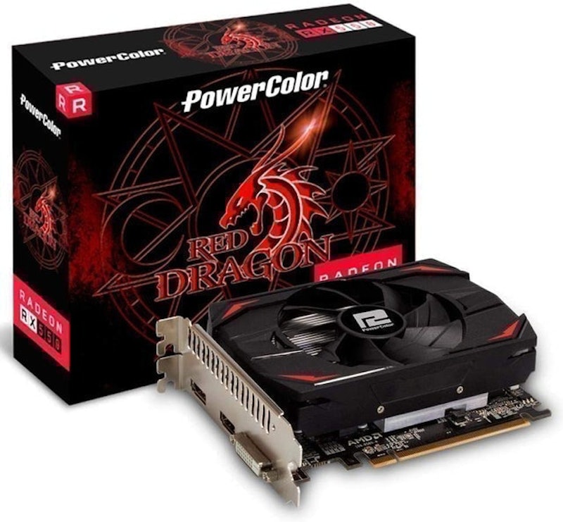 Placa de Vídeo Red Dragon Radeon RX 550 1