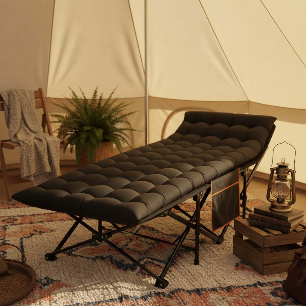 Cama Dobrável Portátil para Camping 1