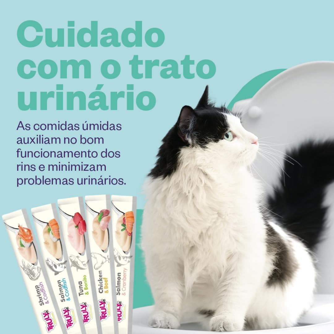 Petisco para Gato Truly Creamy Atum e Bonito 4