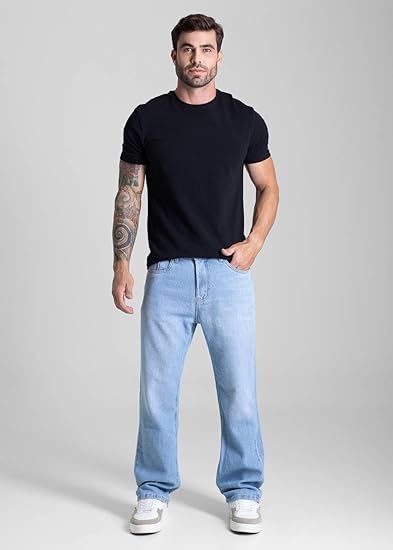 Calça Jeans Sawary Baggy Azul 2