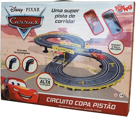 Pista Elétrica Carros Disney 1
