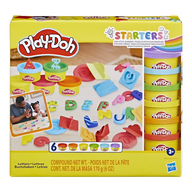 Conjunto Massa de Modelar - Kit de Letras 1
