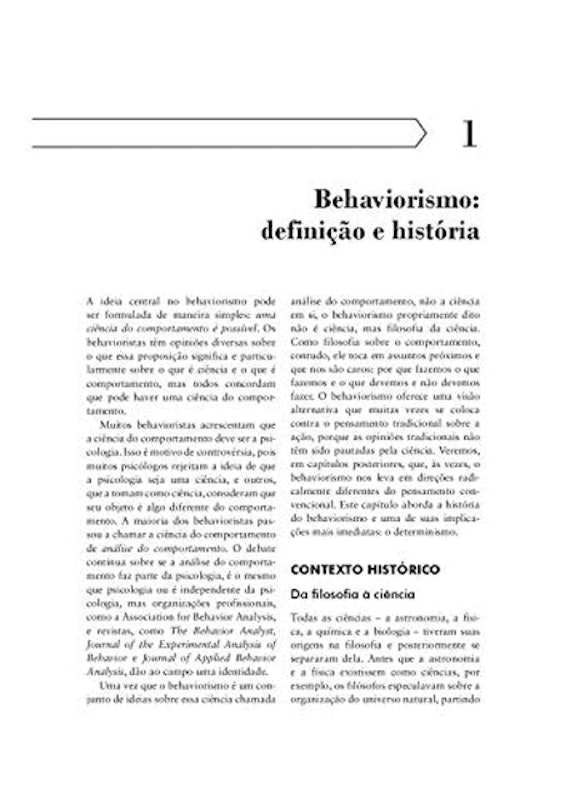 Compreender o Behaviorismo: Comportamento, Cultura e Evolução 4