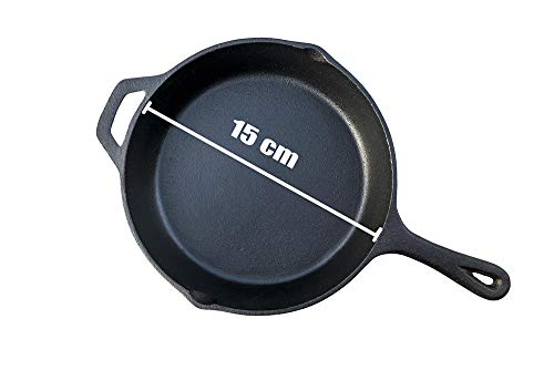 Frigideira de Ferro Pequena Redonda 2