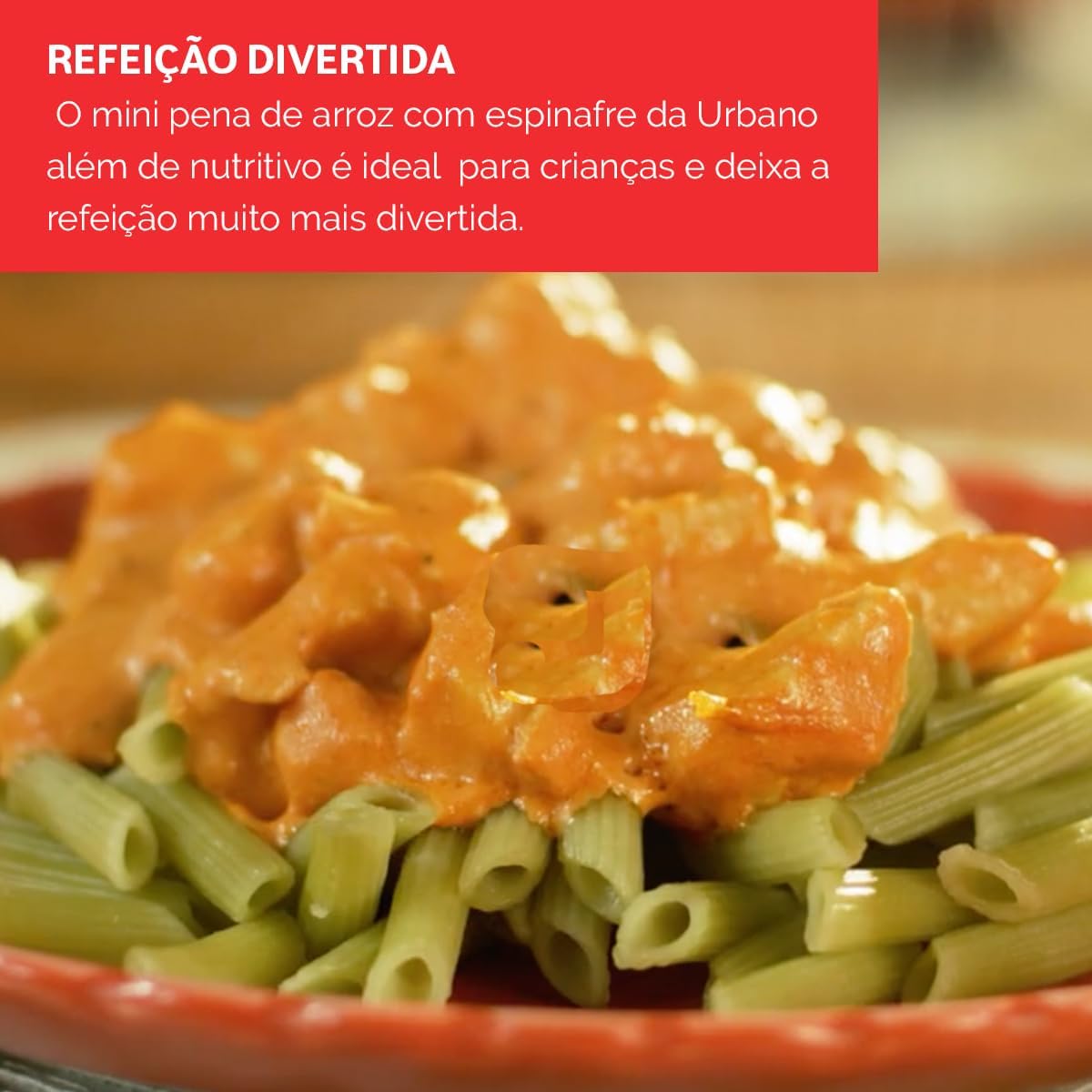 Macarrão de Arroz e Espinafre Mini Pena 2