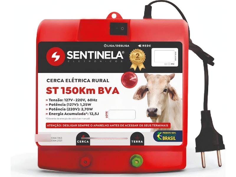 Eletrificador de Cerca Modelo Super Turbo 150 Km Bivolt 1