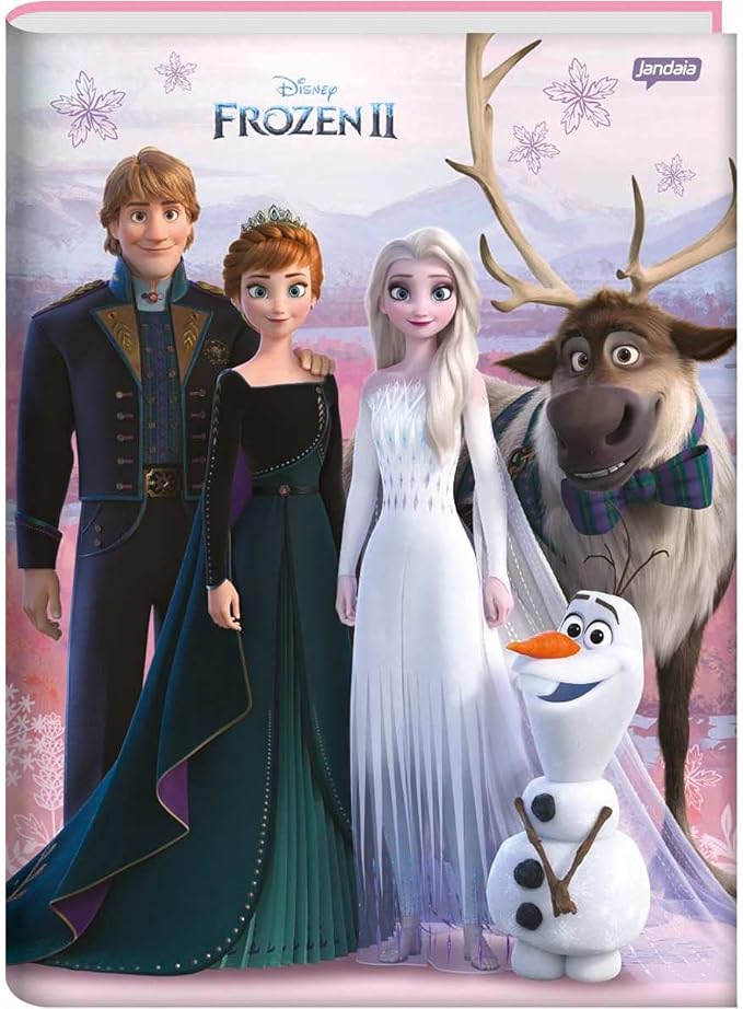 Caderno Brochura Capa Dura Frozen - Pacote com 5 4
