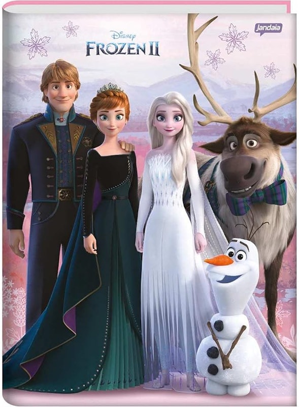 Caderno Brochura Capa Dura Frozen - Pacote com 5 4