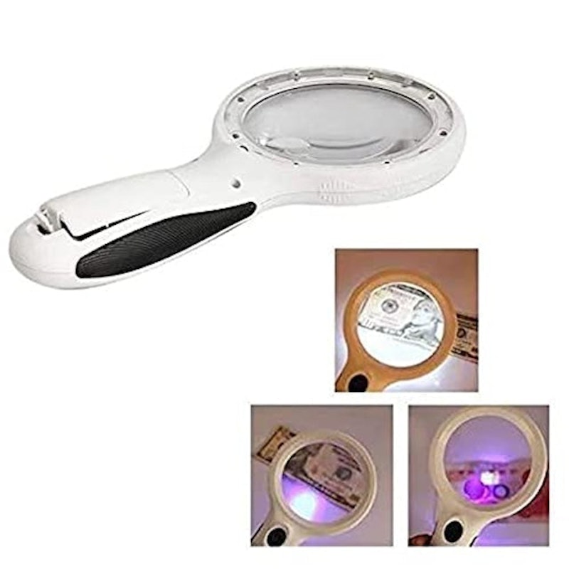 Lupa de Mão com Luz 8 LEDs + Chaveiro CBRN09107 4
