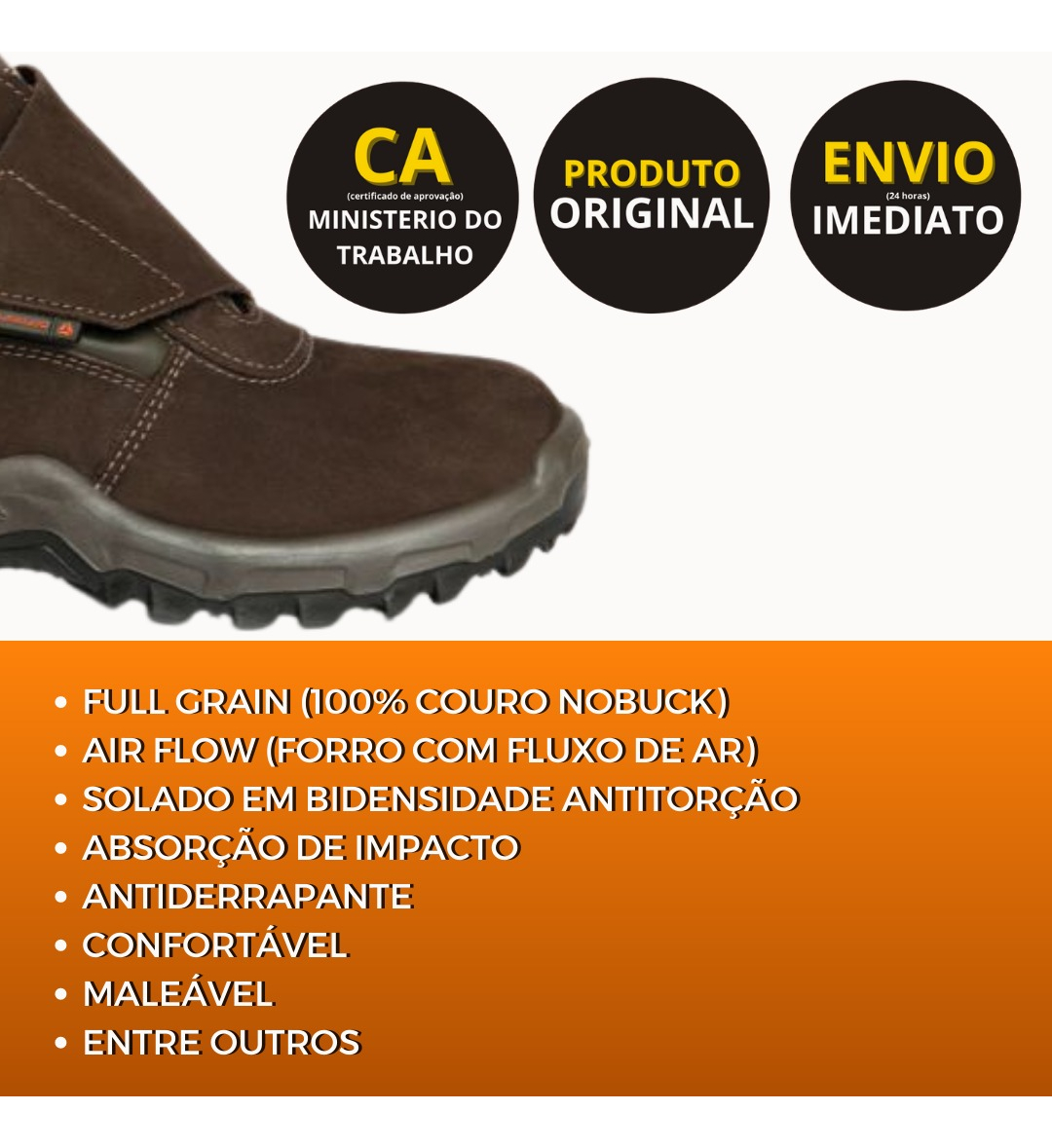 Bota Vitória OB SRA Delta Plus 3