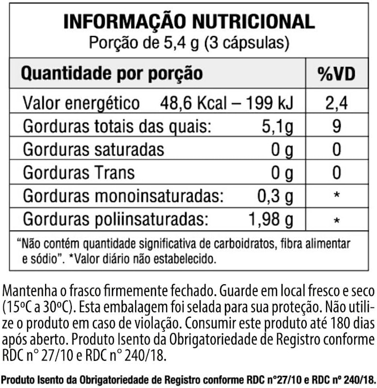 Flaxgold 1000 mg Óleo de Linhaça (Ômega 3) 3