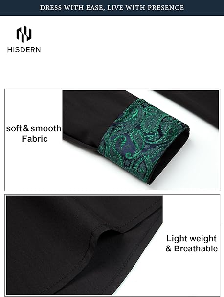 Camisa Social Masculina Hisdern com Detalhes 3