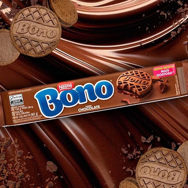 Biscoito Recheado Bono Sabor Chocolate 2