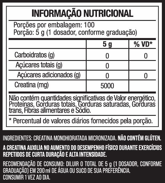 Creatina Monohidratada 100% Pura Micronizada Nutri One 3